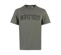 Golden Goose - Kurzarm-Baumwoll-T-Shirt - - Tops - Herren - Grün - 2XL