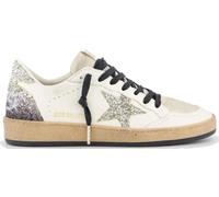 Golden Goose Low-Top Sneaker - Dames Ball Star Sneaker Wit/Glitter - Gr. 41 (EU) - in Creme - für Damen