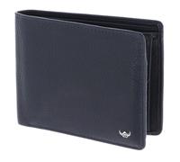 Golden Head Capri RFID Protect Billfold Coin Wallet Blue