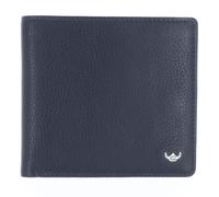 Golden Head Leder Geldbörse Capri RFID Protect Scheintasche 1134 Blau dunkelblau