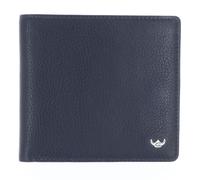 Golden Head Leder Geldbörse Capri RFID Protect Scheintasche 1134 Blau dunkelblau
