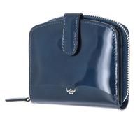 Golden Head Carrara Geldbörse RFID Schutz Leder 10 cm blau