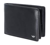Golden Head Leder Geldbörse Colorado RFID Protect Scheintasche mit Geheimfach 1159 Schwarz