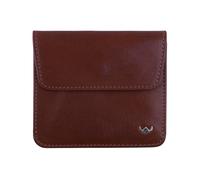 Golden Head Leder Geldbörse Colorado – RFID, Überschlag mit Druckknopf – Tobacco braun