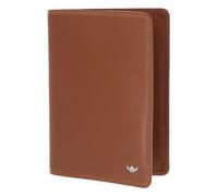 Golden Head Leder Ausweisetui Polo RFID Protect Reisepasshülle 4453 Cognac braun