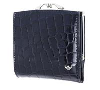 Golden Head Leder Geldbörse Cayenne RFID Protect French Coin Purse Wallet Nightblue dunkelblau