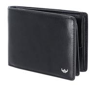 Golden Head Leder Geldbörse Colorado RFID Protect Scheintasche mit Geheimfach 1159 Schwarz