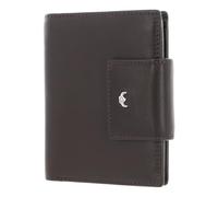 Golden Head Leder Geldbörse Dublin RFID Protect Kombischeintasche mit Riegel 1238 Braun Dunkelbraun