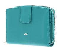 Golden Head Leder Geldbörse Madrid RFID Protect Kombischeintasche mit Riegel 1438 Türkis