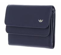 Golden Head Leder Geldbörse Madrid RFID Protect Überschlagbörse 1176 Blau dunkelblau