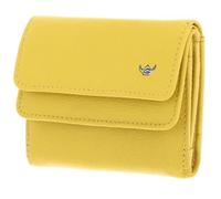 Golden Head Madrid RFID Protect Billfold Coin Wallet With Front Flap Snap Closure Sun Yellow