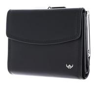 Golden Head Geldbörse Polo – RFID-Schutz, Leder, 12 cm – Schwarz