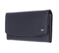 Golden Head Leder Geldbörse Polo RFID Protect Damenbörse 2823 Marineblau dunkelblau