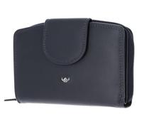 Golden Head Damengeldbörse Polo 3319 Leder RFID Protect mit Reißverschluss Marineblau