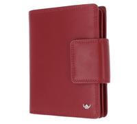 Golden Head Leder Geldbörse Polo RFID Protect Kombischeintasche mit Riegel 2300 Rot dunkelrot