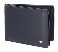 Golden Head Leder Geldbörse Polo RFID Protect Scheintasche mit Geheimfach 1159 Marineblau dunkelblau