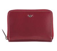 Golden Head Leder Geldbörse Venezia Zipped Billfold Coin Wallet Red rot