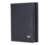 Golden Head Polo Geldbörse RFID Schutz Leder 10 cm blau