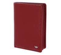 Golden Head Leder Polo RFID Protect Ausweisetui mit Scheinfach 4476 Rot dunkelrot