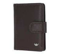 Golden Head Polo Kreditkartenetui RFID Schutz Leder 8 cm braun