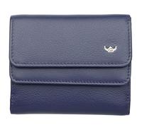 Golden Head Madrid Geldbörse RFID Leder 10,5 cm blau