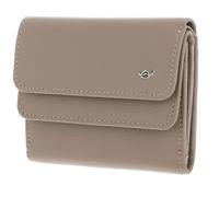 Golden Head Madrid RFID Protect Billfold Coin Wallet With Front Flap Snap Closure Taupe