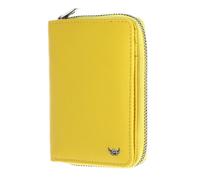 Golden Head Madrid Geldbörse RFID Schutz Leder 11.5 cm gelb