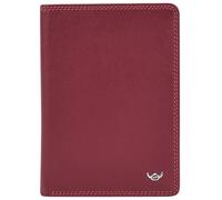 Golden Head Polo Ausweisetui RFID Leder 9 cm rot