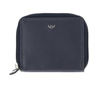 Golden Head Polo Geldbörse RFID Schutz Leder 10 cm blau