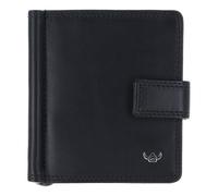 Golden Head Polo Geldbörse RFID Schutz Leder 10 cm Geldscheinklammer schwarz