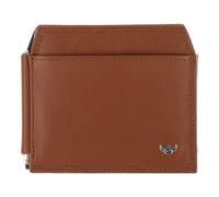 Golden Head Leder Geldklammer Kartenhalter Polo RFID Protect Clip-Scheintasche 1923 Cognac braun