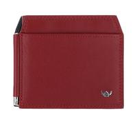 Golden Head Leder Geldklammer Kartenhalter Polo RFID Protect Clip-Scheintasche 1923 Rot dunkelrot