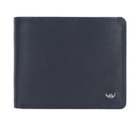 Golden Head Leder Geldbörse Polo RFID Protect Scheintasche mit RV 1364 Marineblau dunkelblau