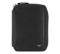 Golden Head Polo Geldbörse RFID Schutz Leder 12.5 cm schwarz