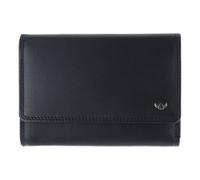 Golden Head Polo Geldbörse RFID Schutz Leder 14 cm schwarz