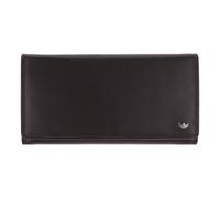 Golden Head Damenbörse Polo 2802 Leder RFID Protect Dunkelbraun