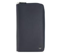 Golden Head Polo Geldbörse RFID Schutz Leder 21.5 cm blau