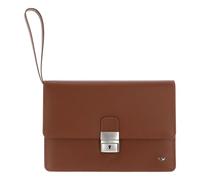 Golden Head Polo Herrentasche Handgelenktasche Leder 23 cm braun