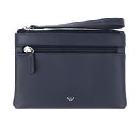 Golden Head Polo Herrentasche RFID Schutz Leder 18 cm blau