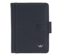Golden Head Polo Kreditkartenetui RFID Schutz Leder 8 cm blau