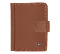 Golden Head Polo Kreditkartenetui RFID Schutz Leder 8 cm braun