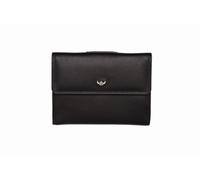 Golden Head Leder-Geldbörse Polo 2137 RFID Protect Damen Schwarz