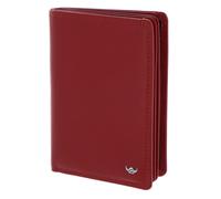 Golden Head Polo RFID Protect ID Wallet with Note Compartment Red 