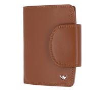 Golden Head Polo RFID Protect Kombischeintasche mit Riegel 1439 Cognac