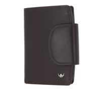 Golden Head Polo RFID Protect Kombischeintasche mit Riegel 1439 Dunkelbraun