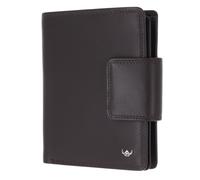 Golden Head Polo RFID Protect Kombischeintasche mit Riegel 2300 Dunkelbraun