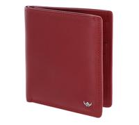 Golden Head Leder Kartenetui Polo RFID Protect Kombischeintasche ohne Münzfach 1255 Rot dunkelrot