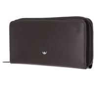 Golden Head Leder Geldbörse Polo RFID Protect RV-Damenbörse 2803 Dunkelbraun