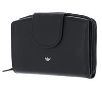 Golden Head Polo RFID Protect Zipped Ladies Purse Wallet Black