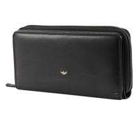 Golden Head Leder-Geldbörse Polo 2803 RFID Protect RV Damen Schwarz